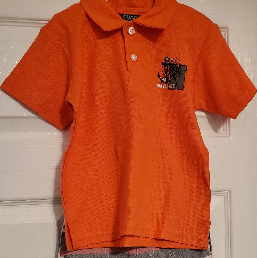 Quad Seven, boys, size 4T, 2-piece short set